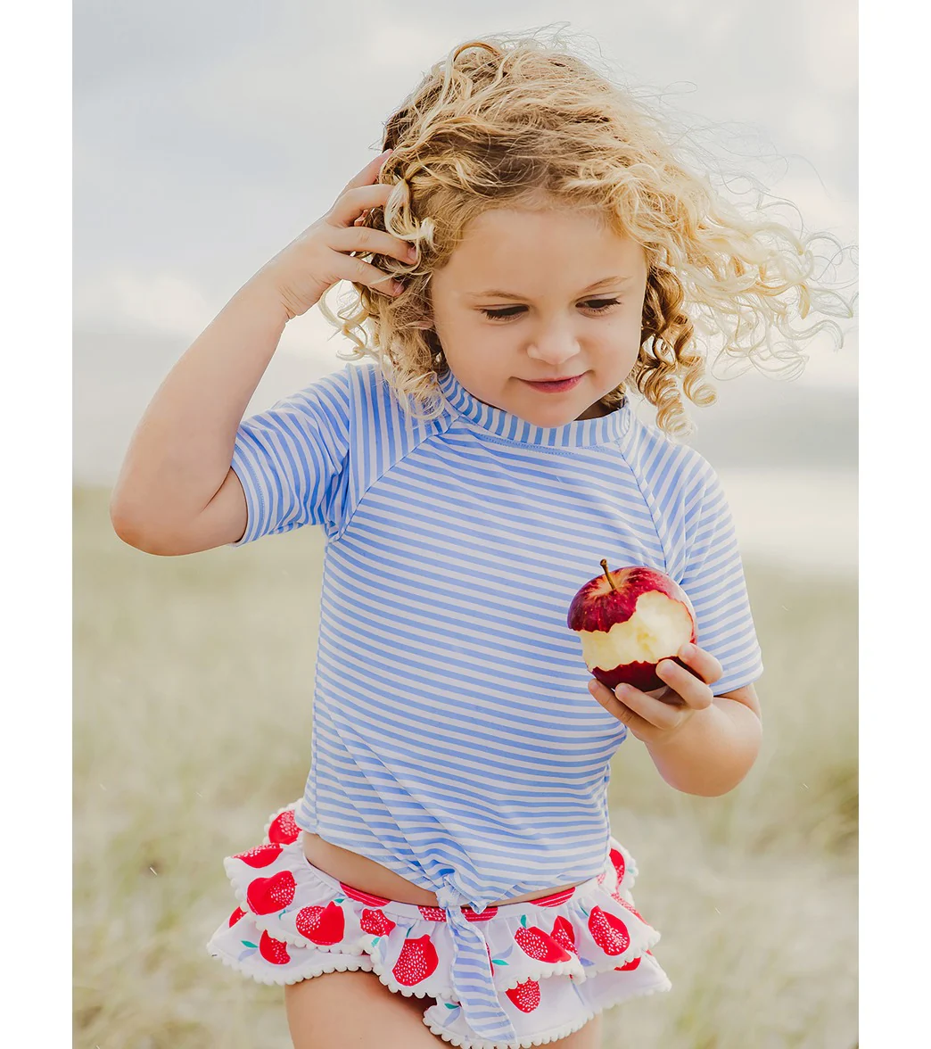 Snapper Rock Girls' Juicy Fruit Short Sleeve Rashguard Set (Baby, Toddler, Little Kid) - Image 3