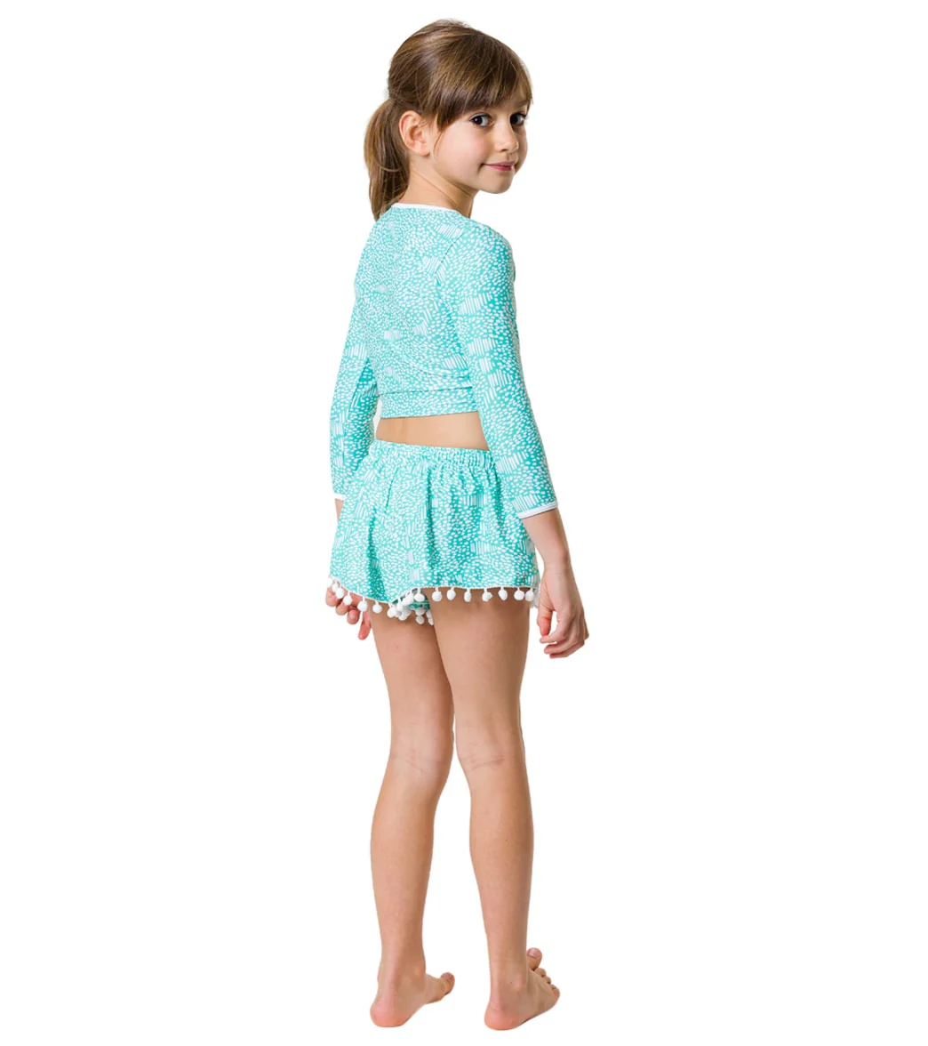 Snapper Rock Girls' Spearmint Spot Swim Shorts (Little Kid, Big Kid) - Image 6