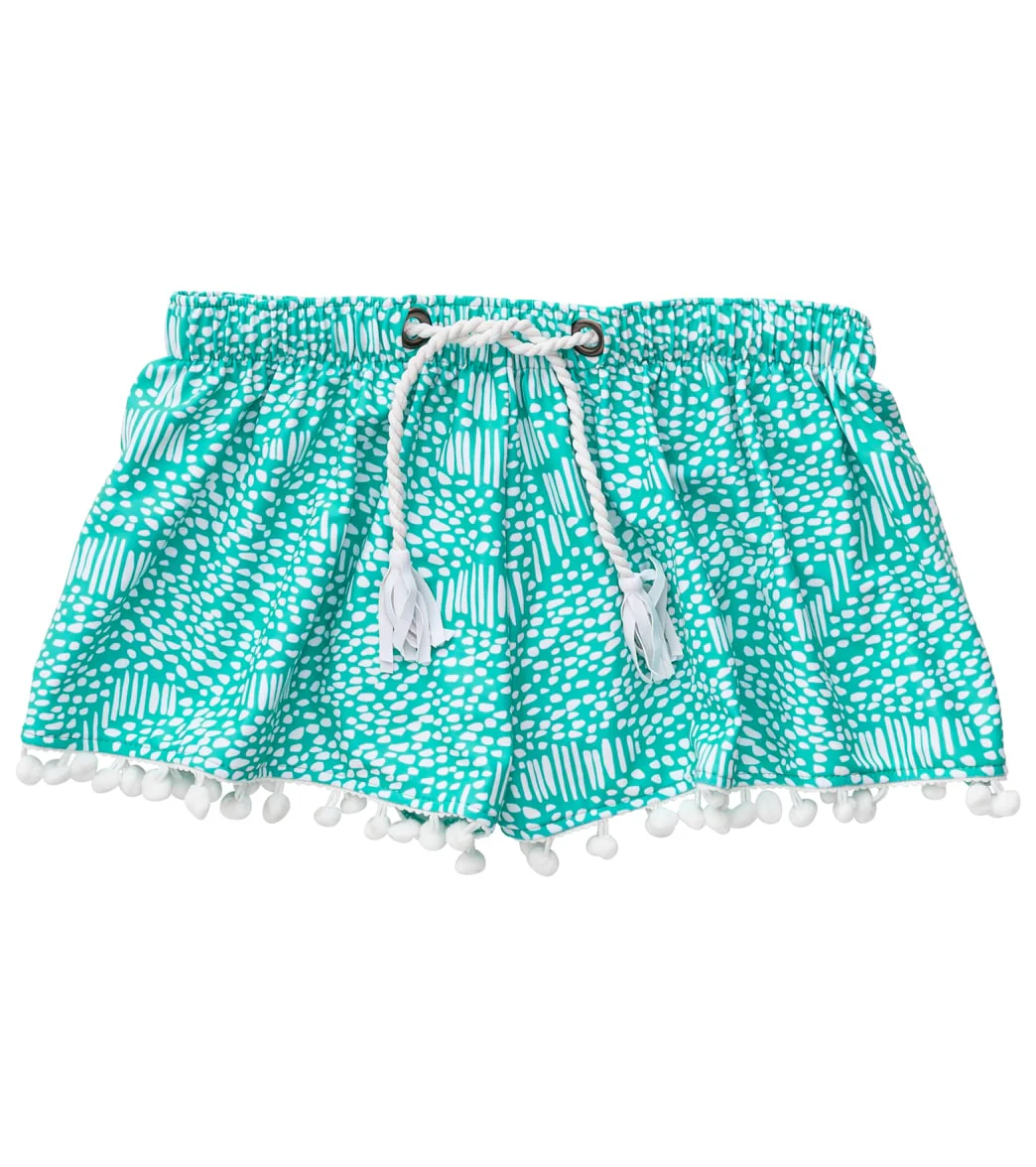 Snapper Rock Girls' Spearmint Spot Swim Shorts (Little Kid, Big Kid) - Image 9