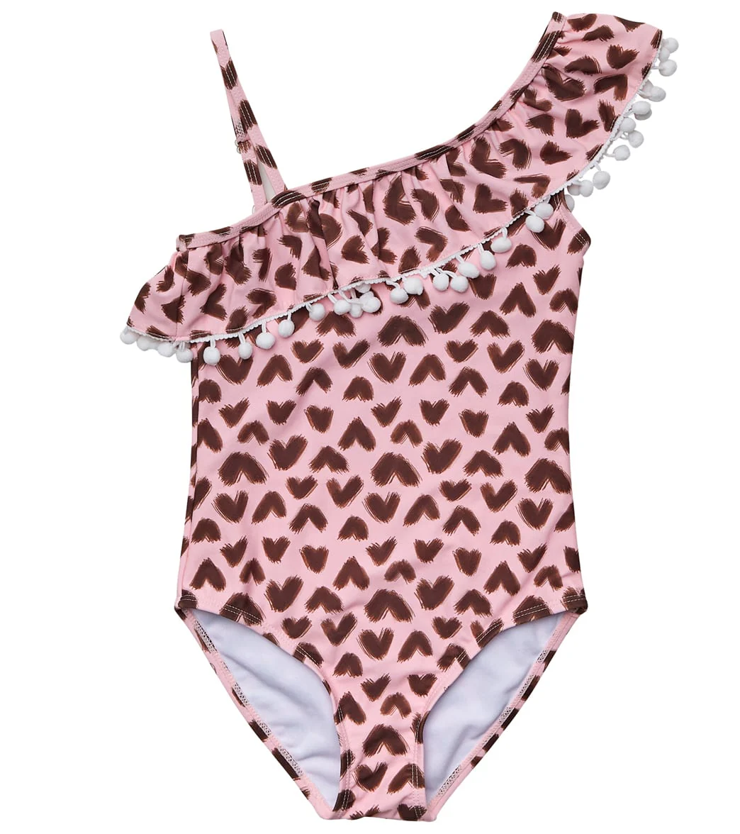 Snapper Rock Girls' Wild Love One Shoulder One Piece Swimsuit (Toddler, Little Kid, Big Kid) - Image 10