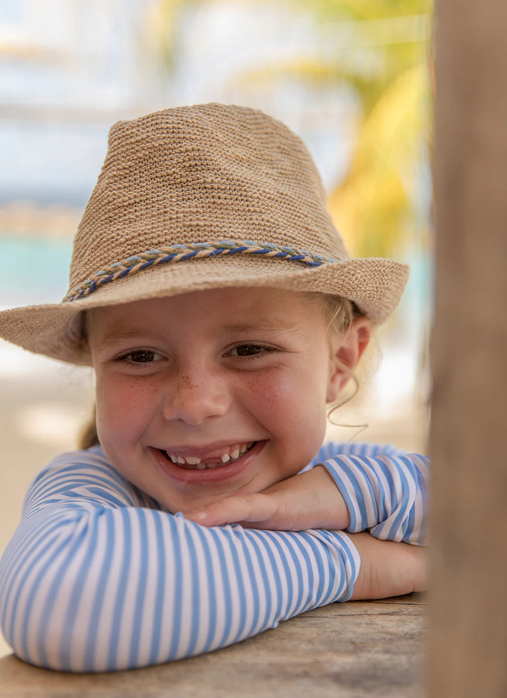 Snapper Rock Kids' Braid Fedora Hat