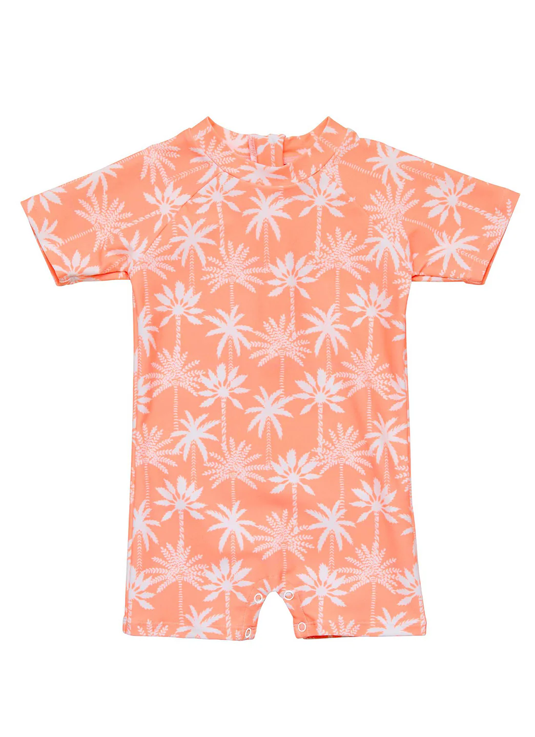 Snapper Rock Kids Cali Palms Sustainable Short Sleeve Sunsuit (Baby) - Image 3
