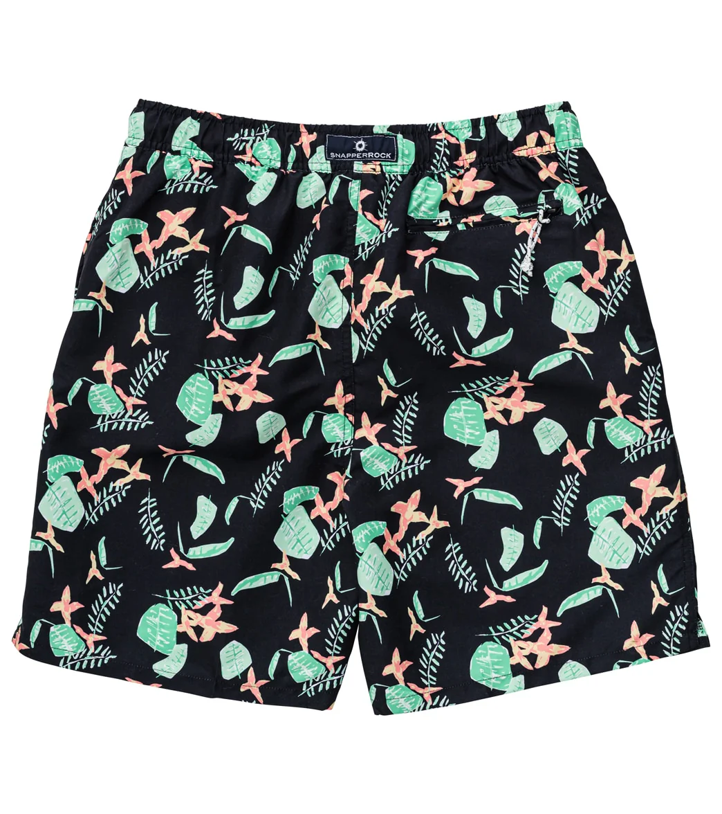 Snapper Rock Men's Neon Rainforest Swim Trunks - Image 2