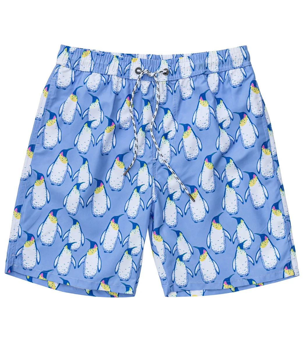 Snapper Rock Men's Penguin Patrol Swim Trunks - Image 6