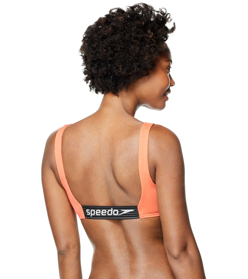Speedo Active Women's Ribbed Bikini Top - Image 28