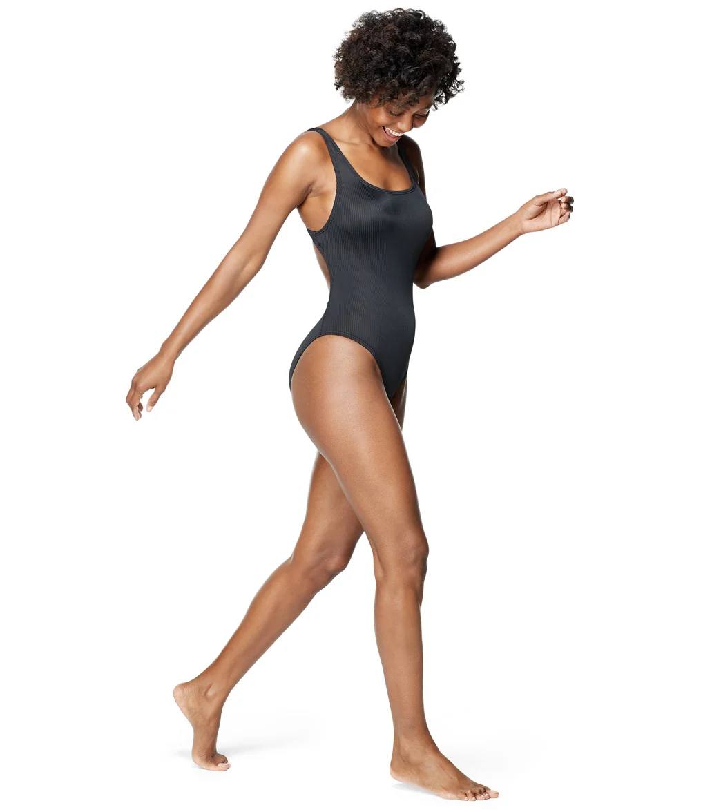 Speedo Active Women's Ribbed One Piece Swimsuit - Image 4