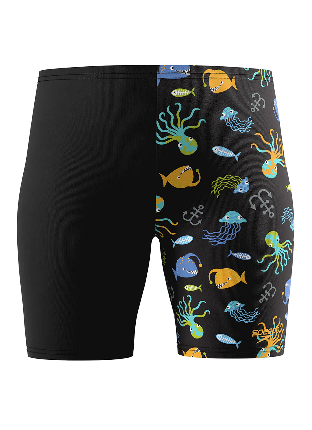 Speedo Boys' Aqua Print Jammer Swimsuit (Baby, Toddler, Little Kid) - Image 3