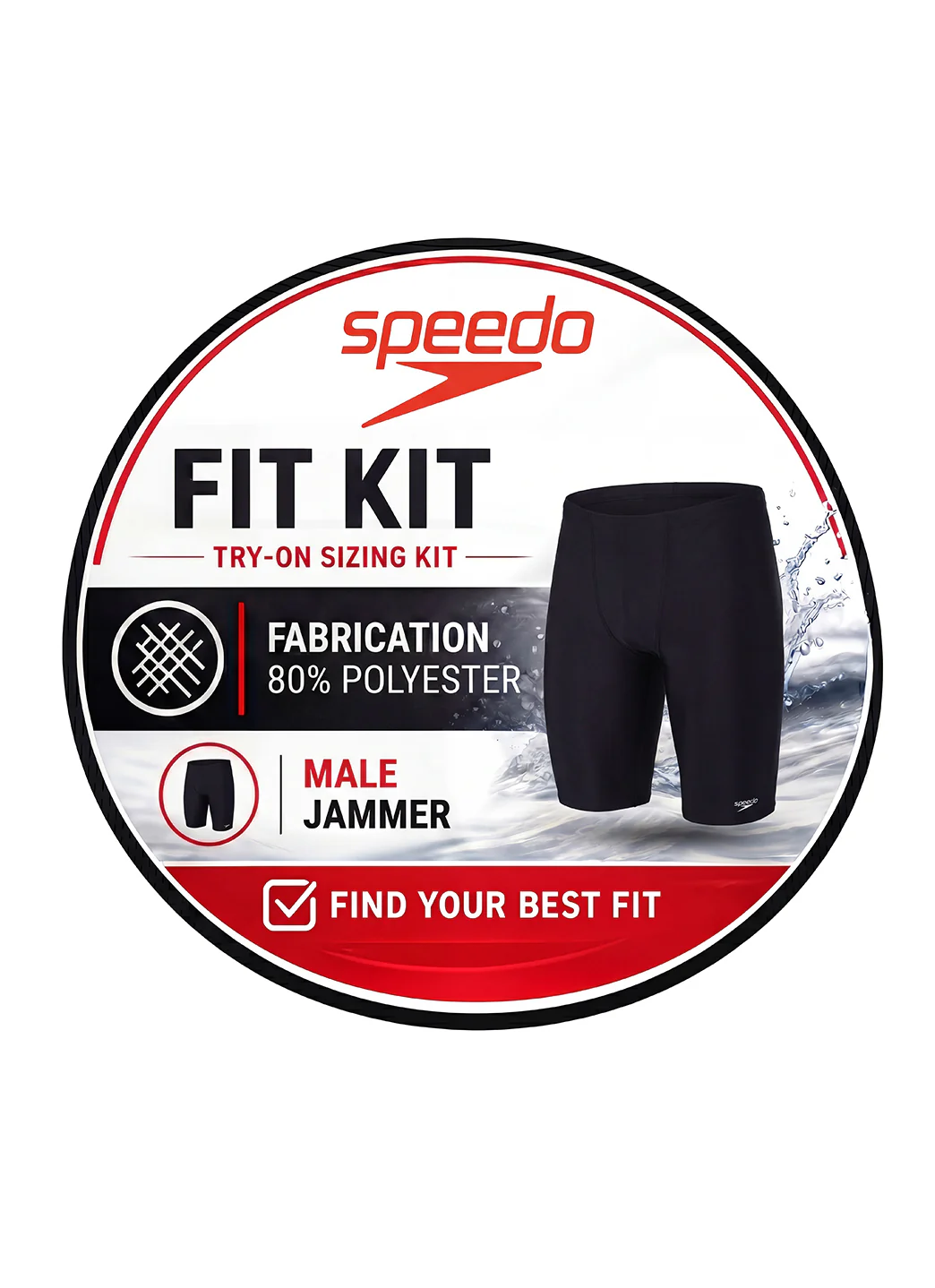 Speedo Fit Kit Jammer (80% Poly)