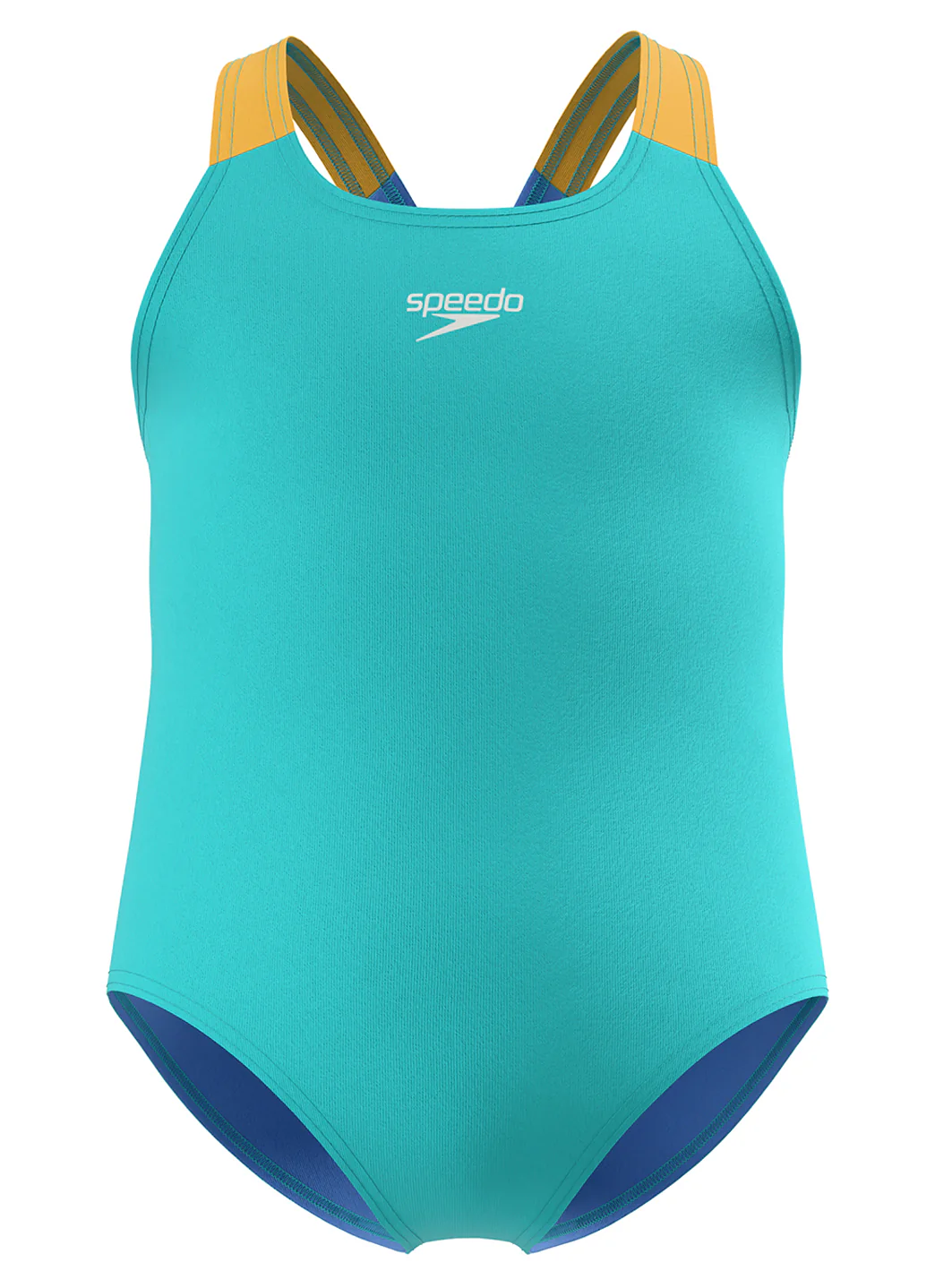 Speedo Girls' Color Block Medalist One Piece Swimsuit (Baby, Toddler, Little Kid) - Image 7