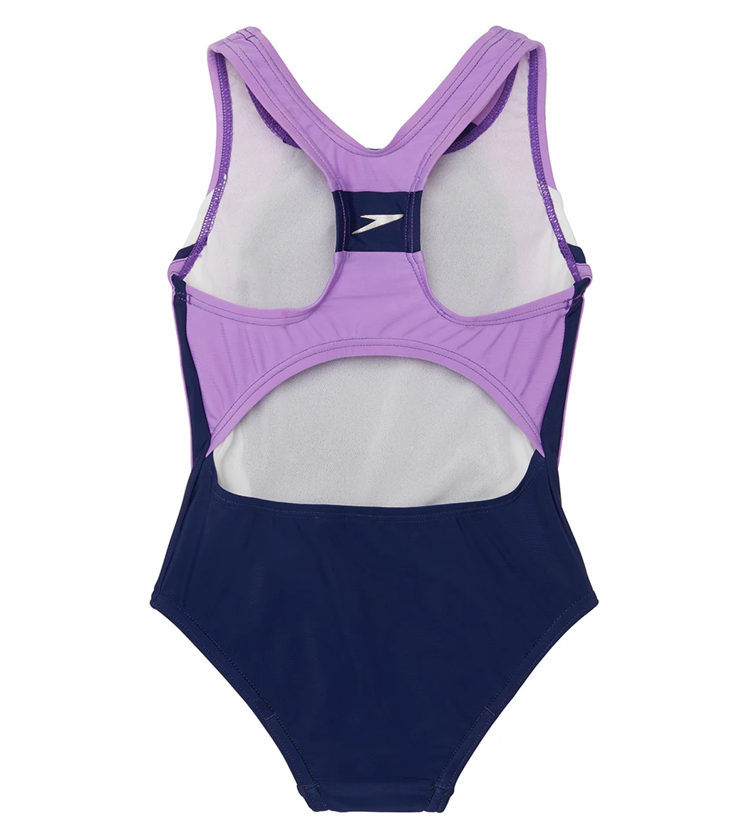 Speedo Girls' Infinity Splice One Piece Swimsuit (Little Kid, Big Kid) - Image 33