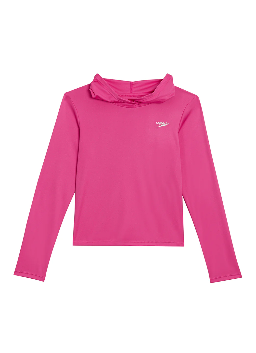 Speedo Girls' Long Sleeve Hooded Swim Tee (Big Kid) - Image 17