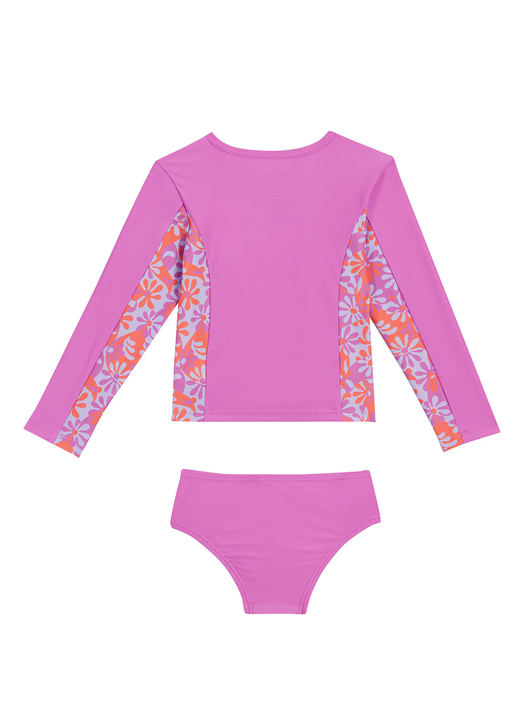 Speedo Girls' Long Sleeve Two Piece Rash Guard Set (Toddler, Little Kid) - Image 15