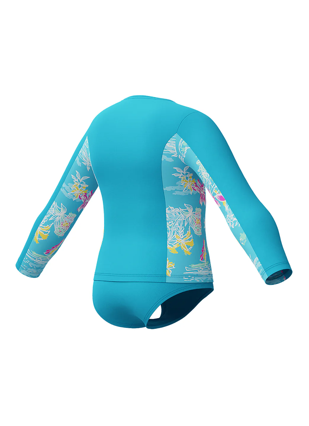 Speedo Girls' Long Sleeve Two Piece Rash Guard Set (Toddler, Little Kid) - Image 6
