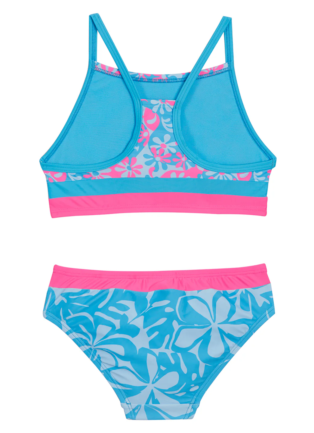 Speedo Girls' Printed Bikini Swimsuit Set (Little Kid, Big Kid) - Image 9