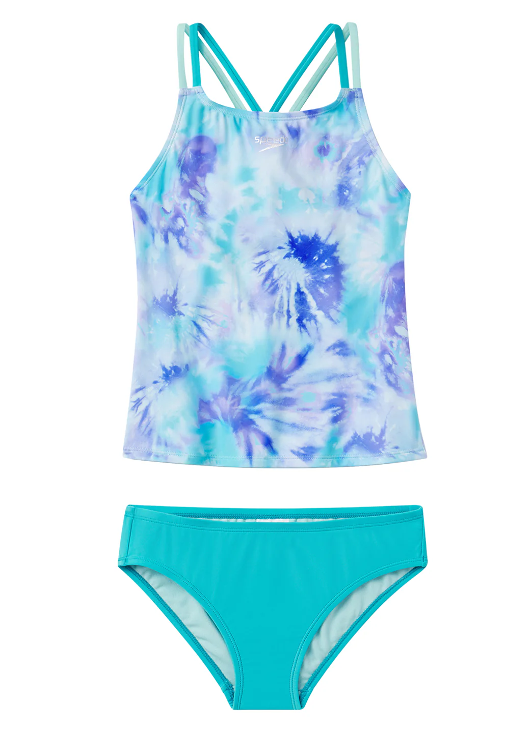Speedo Girls' Printed Tankini Set (Big Kid) - Image 10