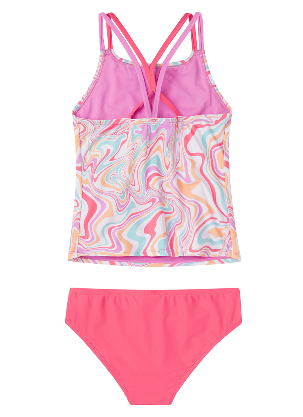 Speedo Girls' Printed Tankini Set (Big Kid) - Image 16