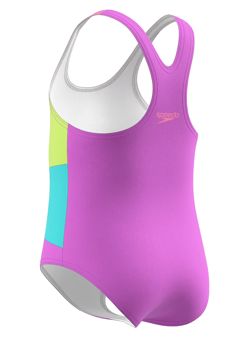 Speedo Girls' Radiating Splice One Piece Swimsuit (Baby, Toddler, Little Kid) - Image 12