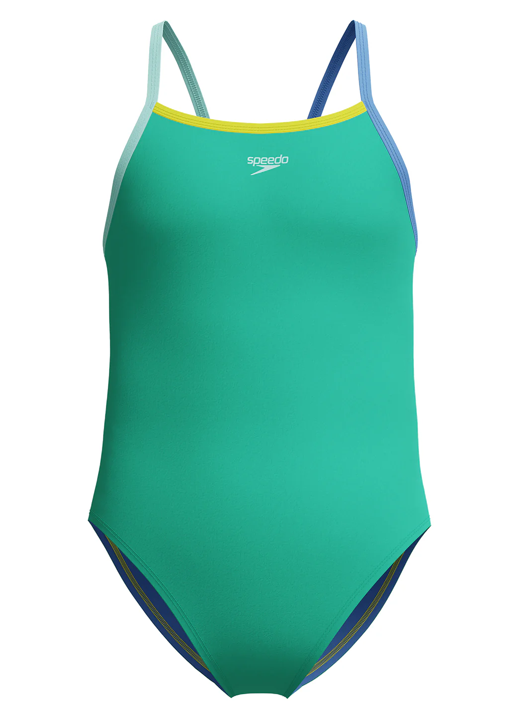 Speedo Girls' Solid Propel Back One Piece Swimsuit (Big Kid) - Image 2
