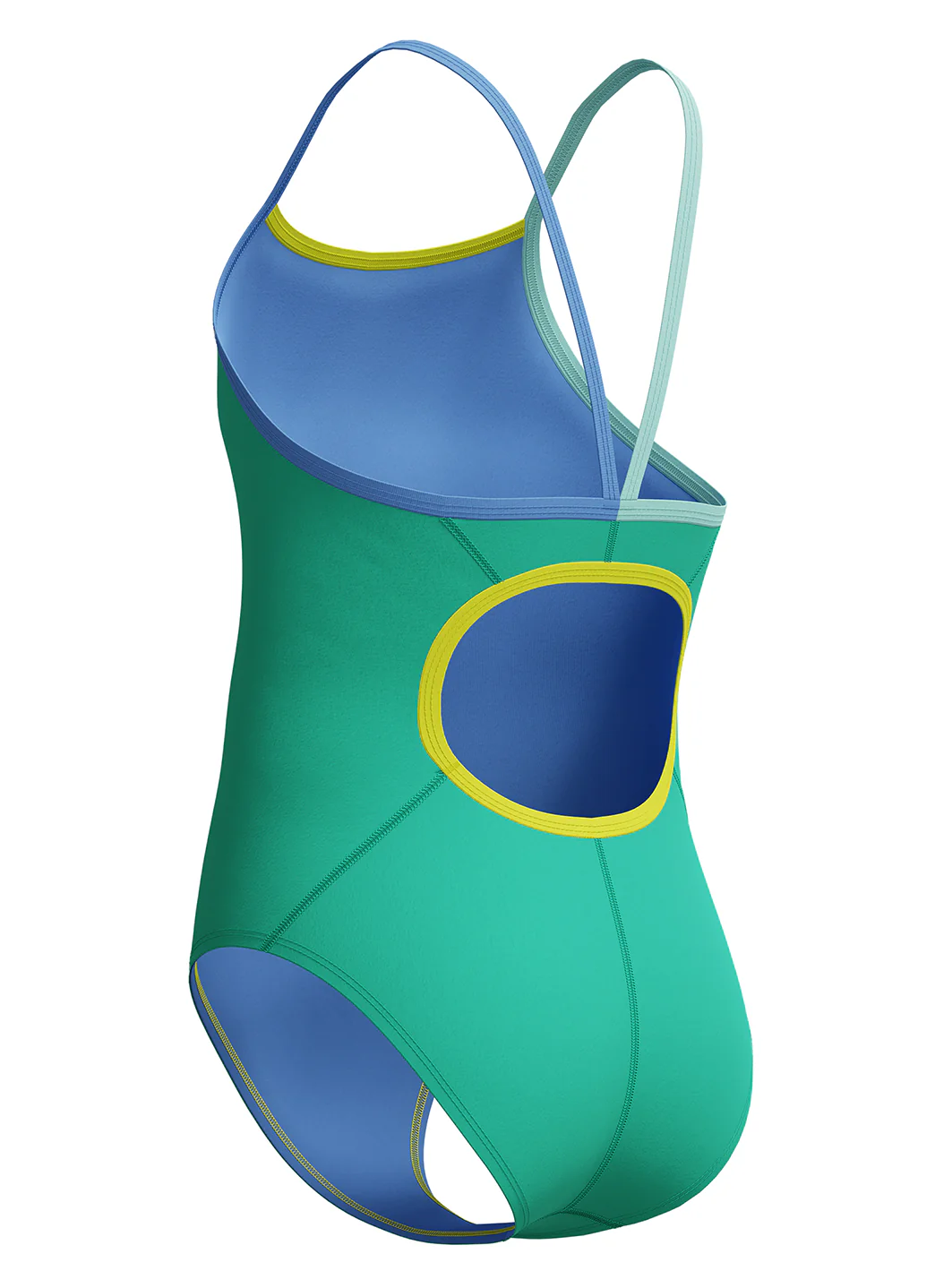 Speedo Girls' Solid Propel Back One Piece Swimsuit (Big Kid) - Image 5