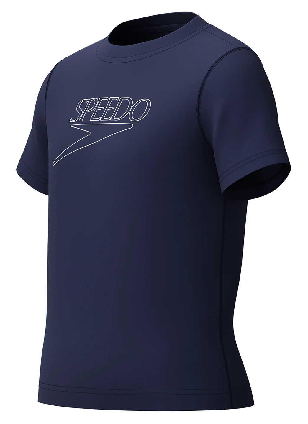 Speedo Kids' Unisex Short Sleeve Classic Logo Rash Guard (Toddler, Little Kid, Big Kid) - Image 5