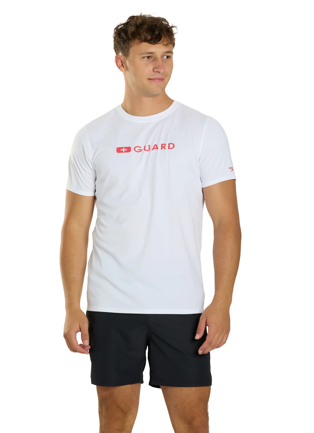 Speedo Lifeguard Men's Short Sleeve Solid Swim Tee - Image 9
