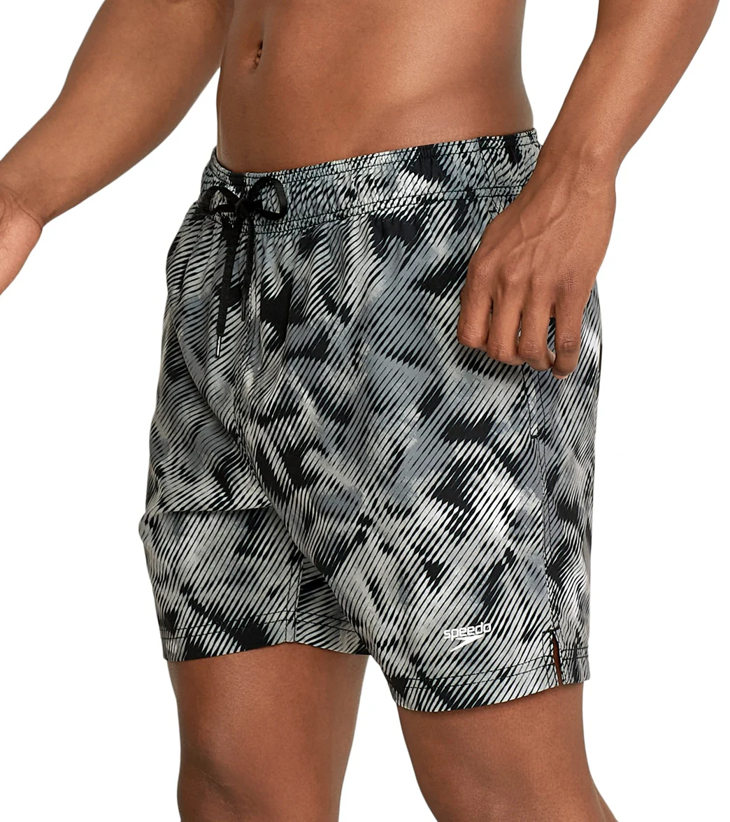 Speedo Men's 16" Printed Palm Swim Trunks - Image 9