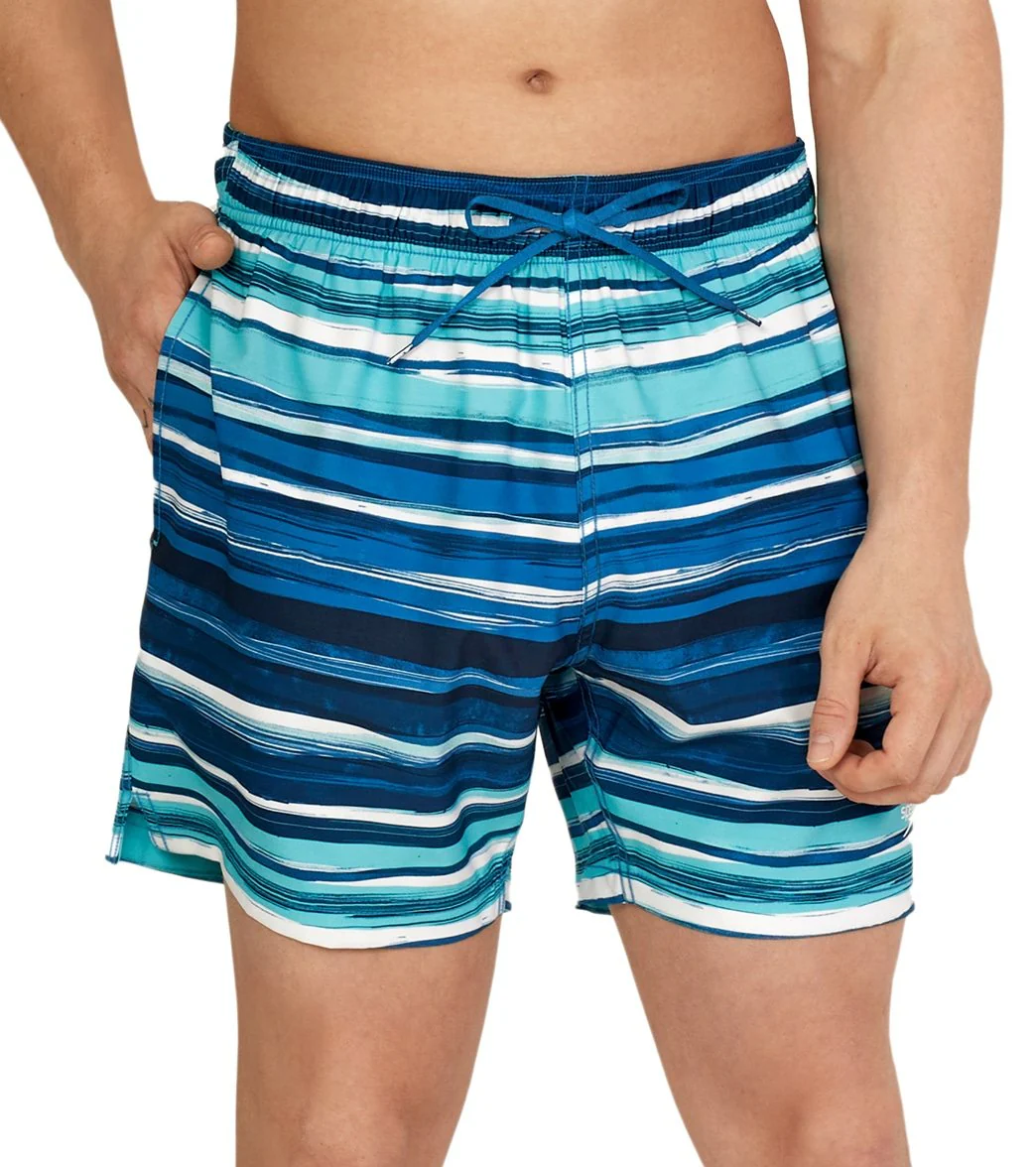 Speedo Men's 16" River Current Redondo Edge Comfort Liner Swim Trunks - Image 4
