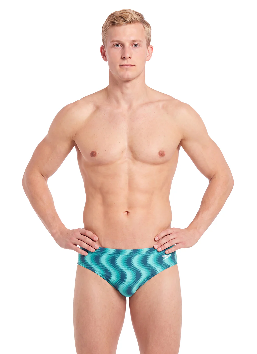Speedo Men's 3" Print The Speedo Brief Swimsuit - Image 2