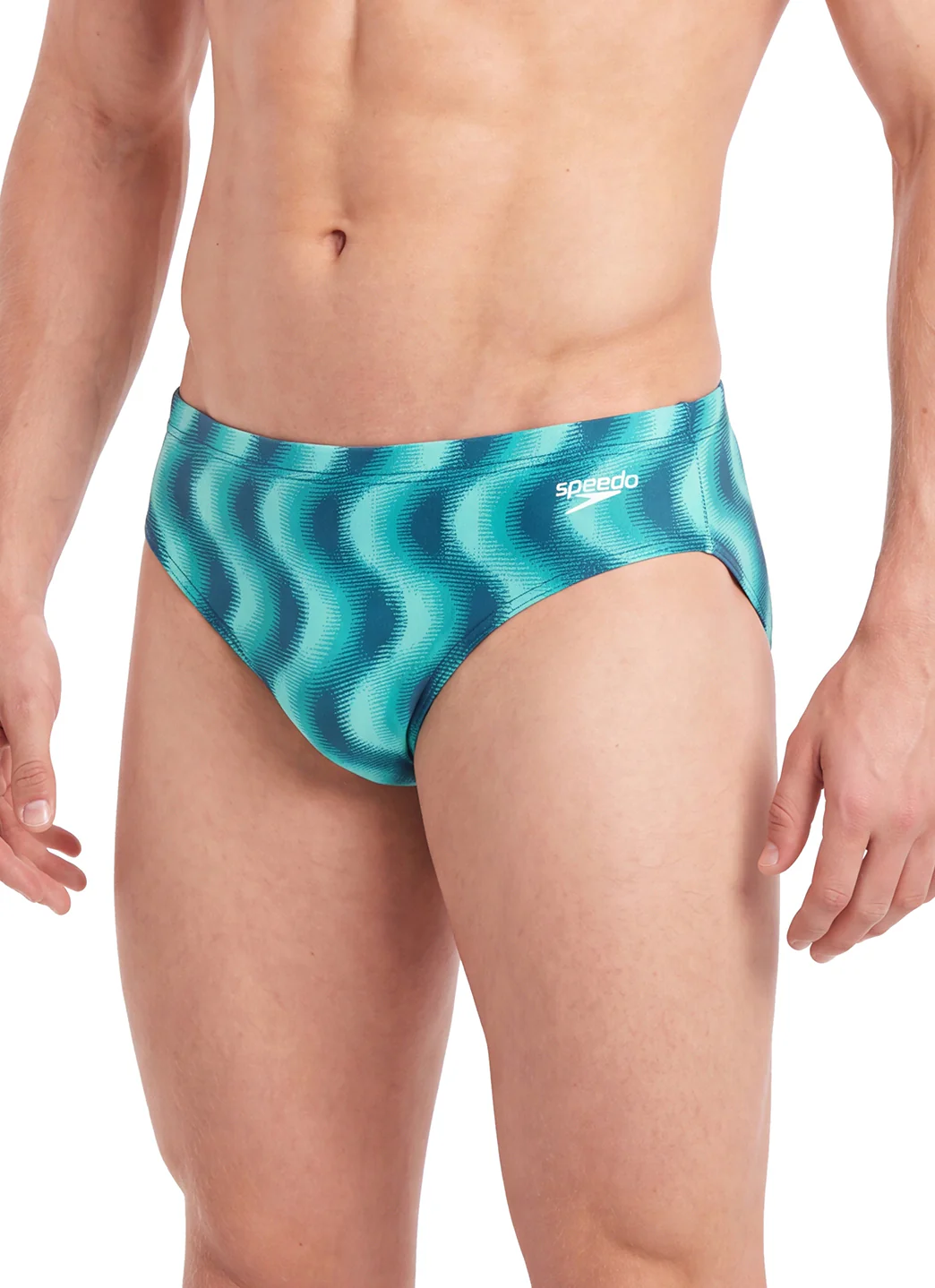 Speedo Men's 3" Print The Speedo Brief Swimsuit - Image 9