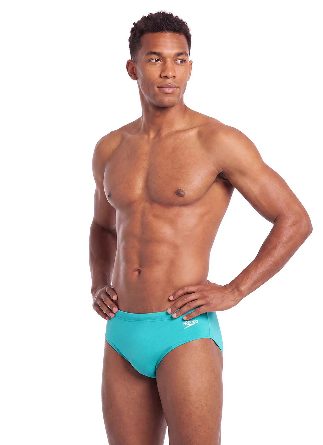 Speedo Men's 3" Solid The Speedo Brief Swimsuit - Image 16