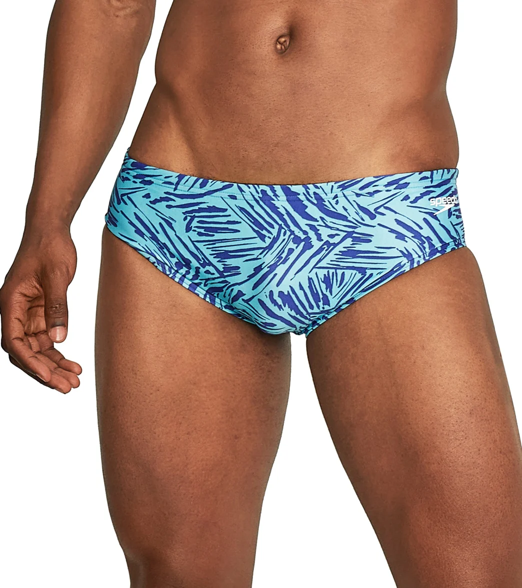 Speedo Men's Abstract Tiger Brief Swimsuit - Image 6