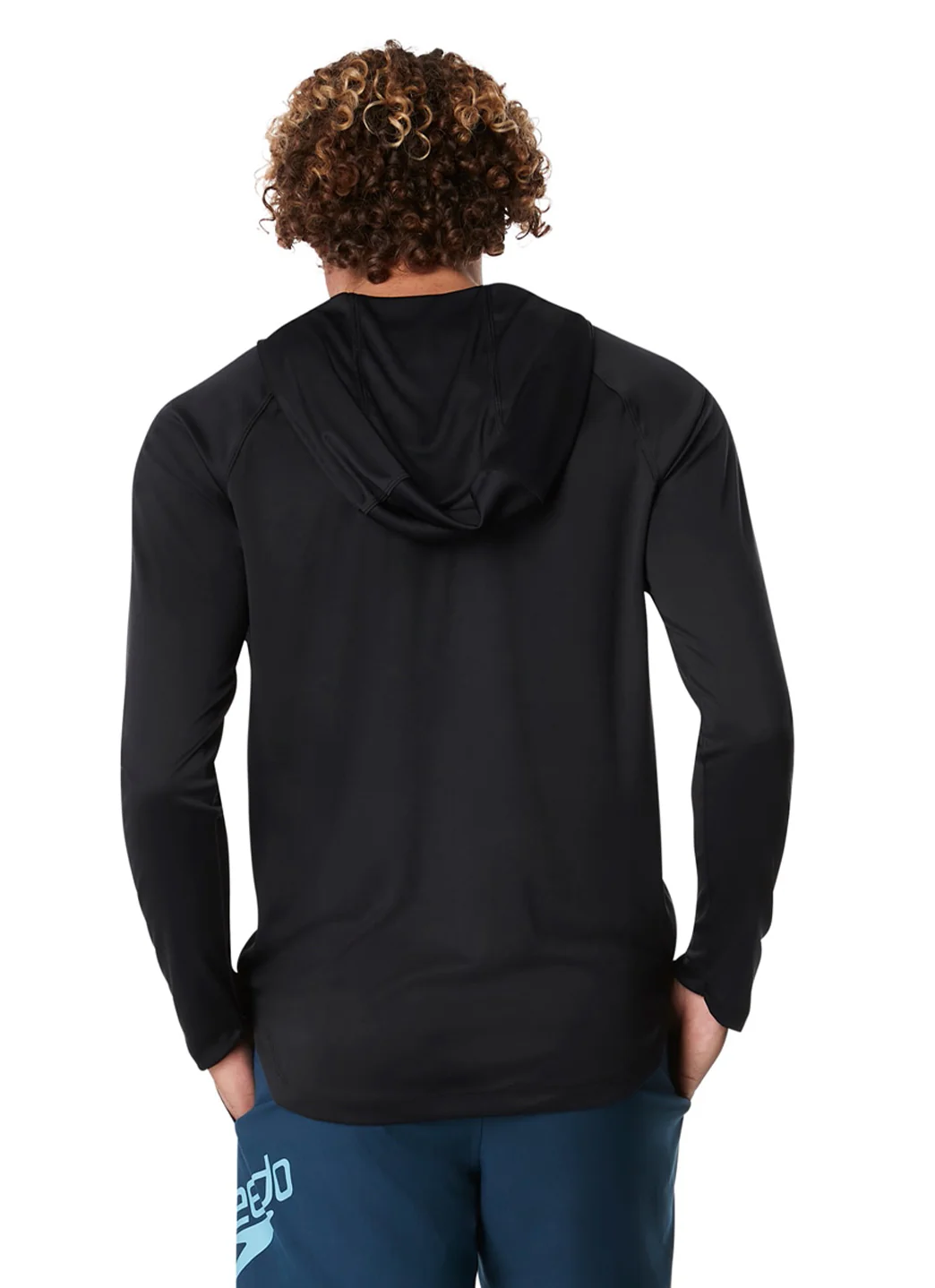 Speedo Men's Baybreeze Hooded Long Sleeve Swim Shirt - Image 5
