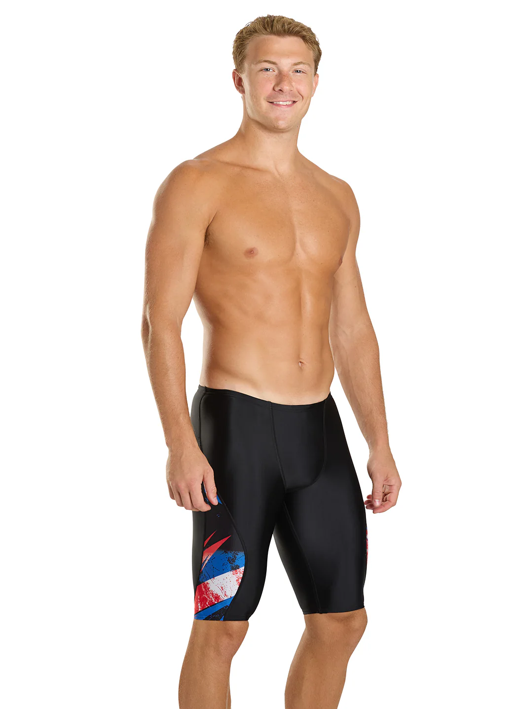 Speedo Men's Bolted Splice Jammer Swimsuit - Image 14