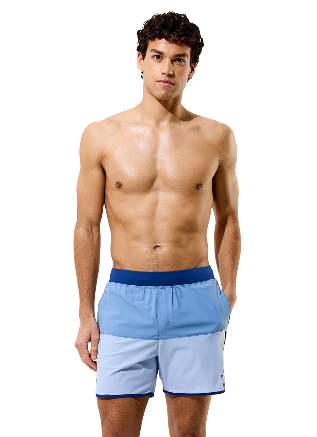 Speedo Men's Color Block Lookout 16" Swim Trunks - Image 3