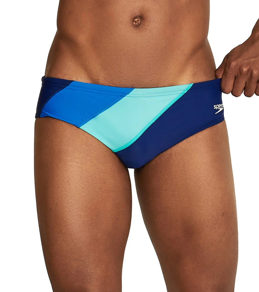 Speedo Men's Colorblock Solar Brief Swimsuit - Image 12