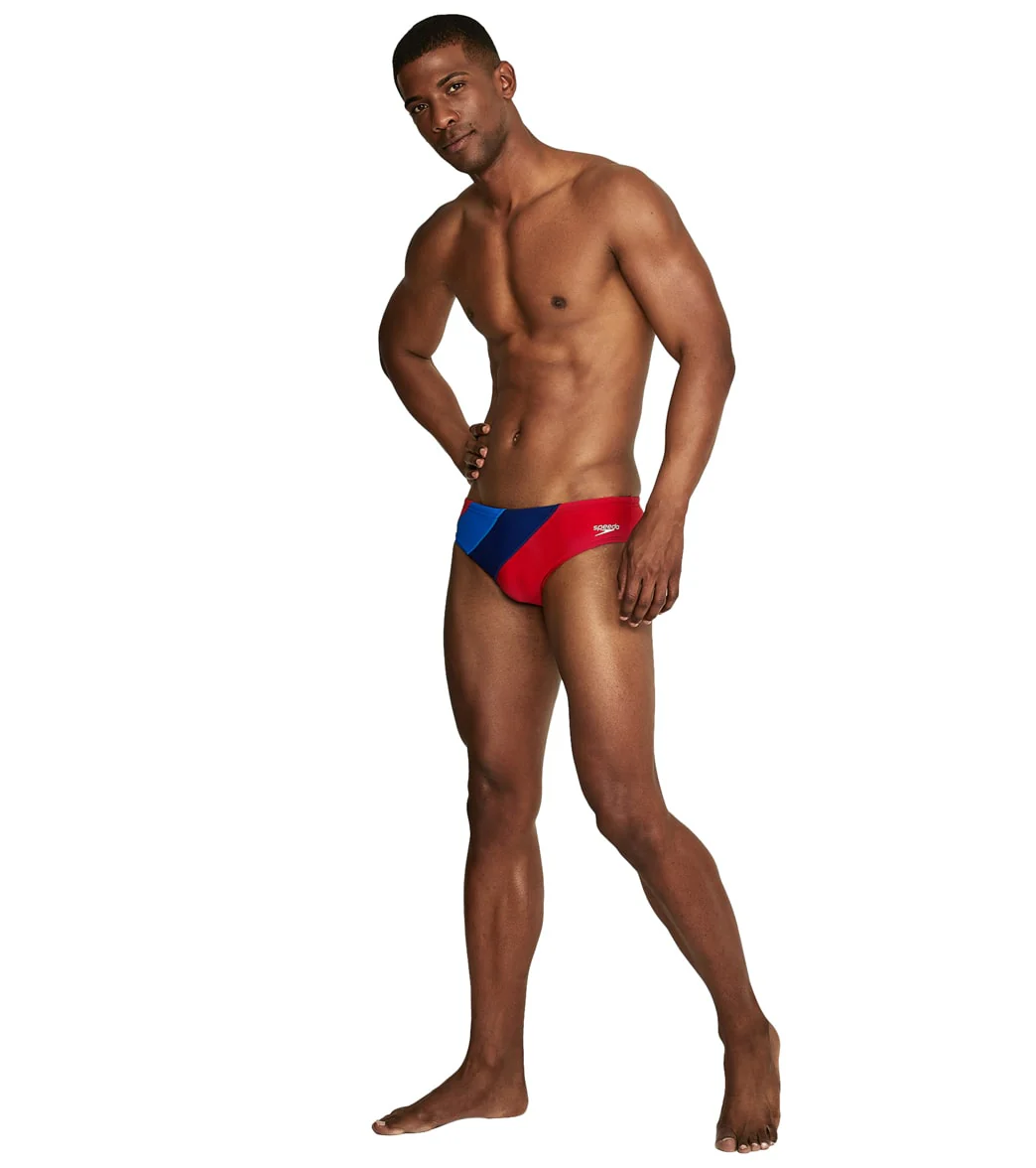 Speedo Men's Colorblock Solar Brief Swimsuit - Image 22