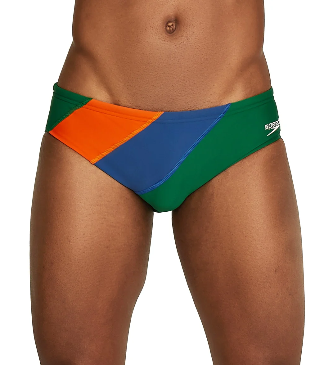 Speedo Men's Colorblock Solar Brief Swimsuit - Image 6