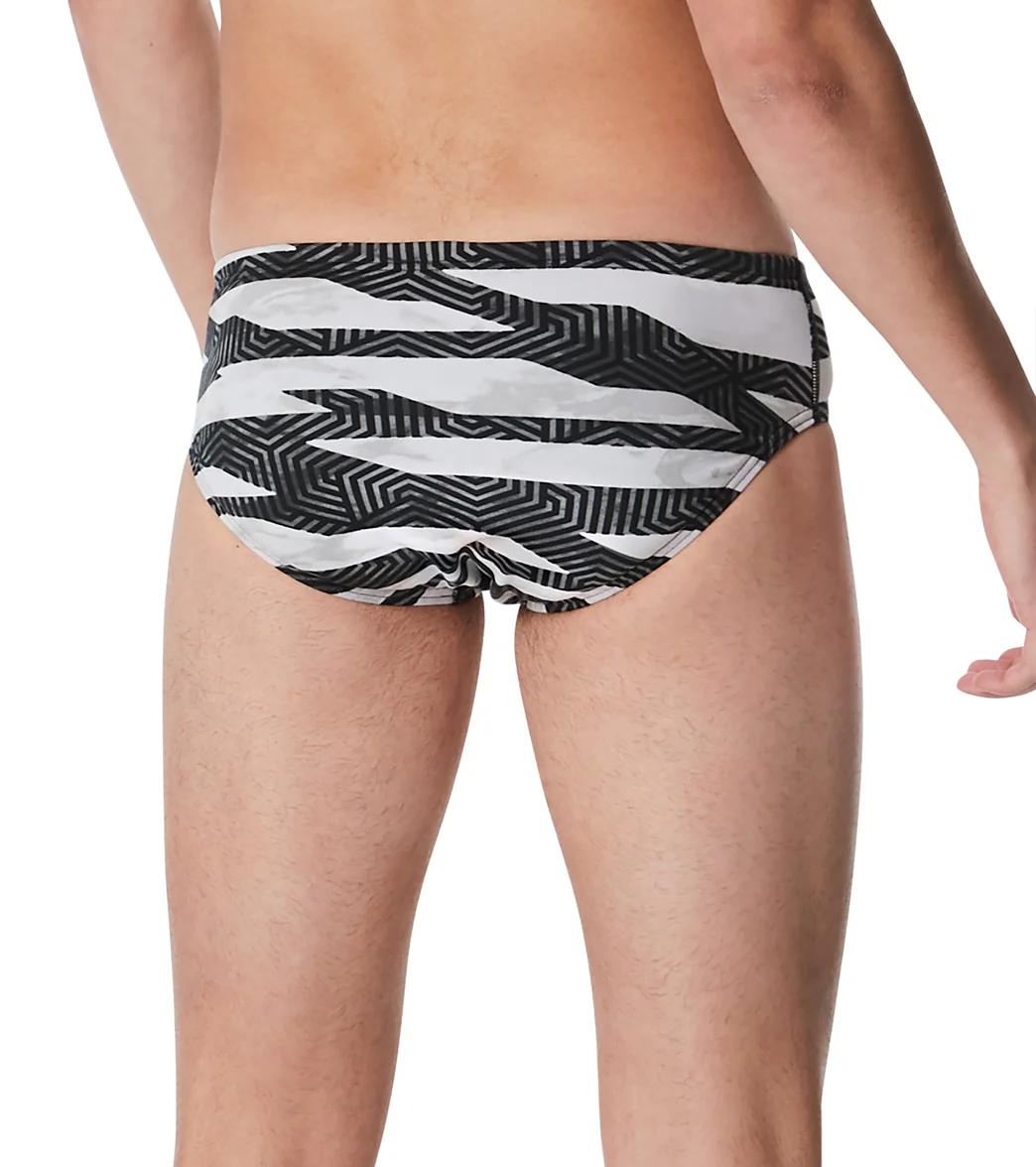 Speedo Men's Contort Stripes Brief Swimsuit - Image 21