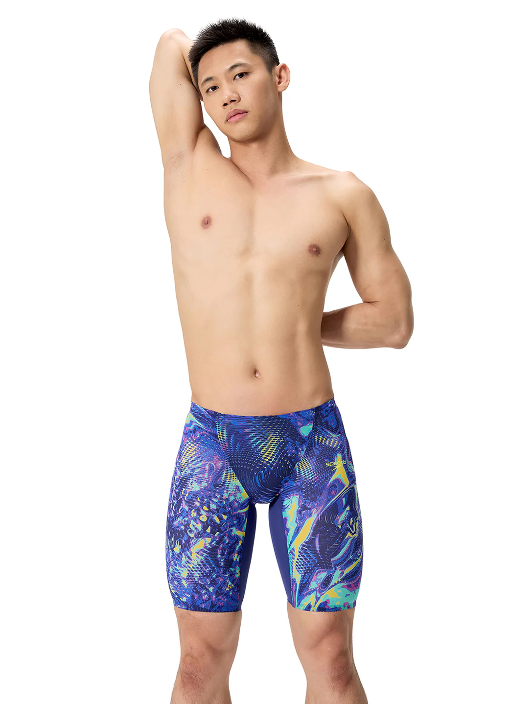 Speedo Men's Fastskin LZR Pure Valor 2.0 Printed Jammer Tech Suit Swimsuit - Image 2