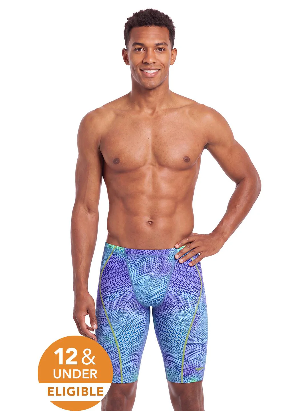 Speedo Men's Fastskin Printed Hyperspark Jammer Tech Suit Swimsuit