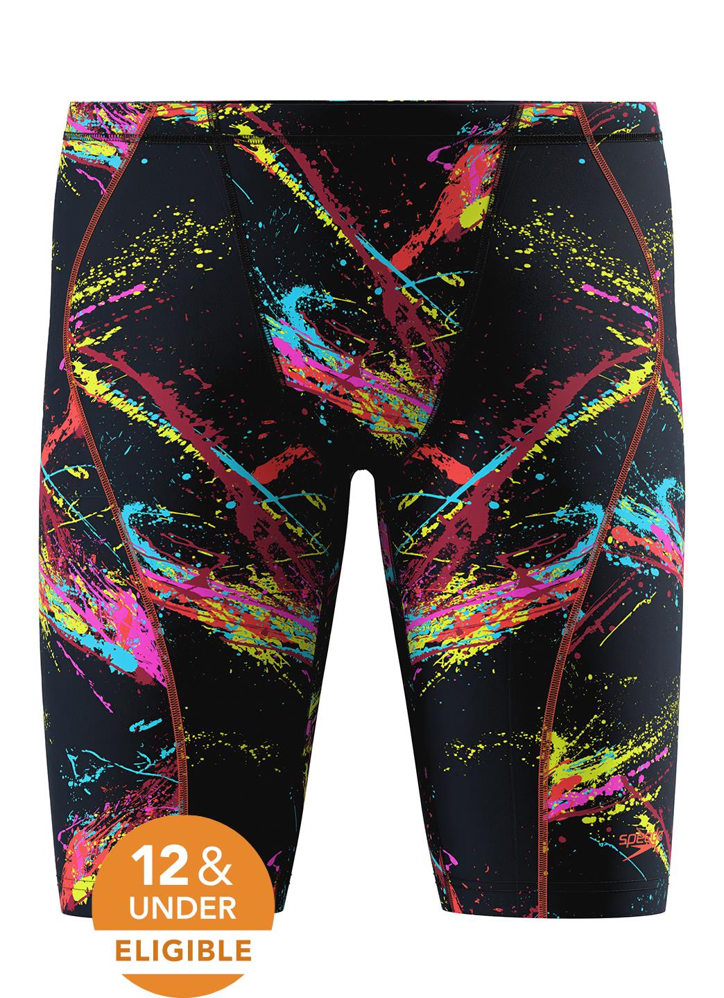 Speedo Men's Fastskin Printed Hyperspark Jammer Tech Suit Swimsuit - Image 13