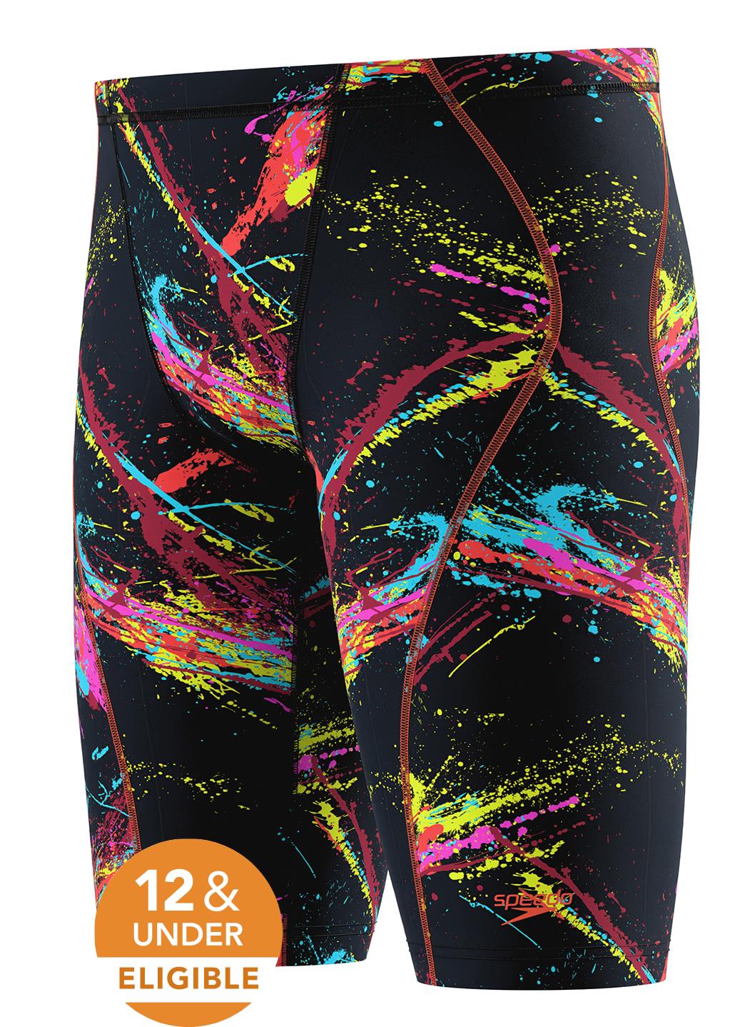 Speedo Men's Fastskin Printed Hyperspark Jammer Tech Suit Swimsuit - Image 14
