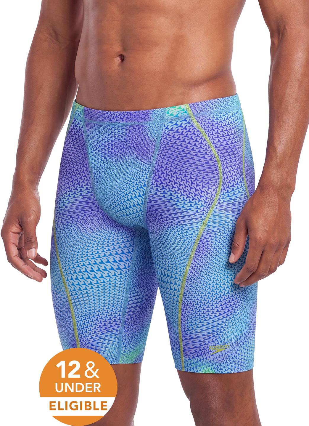Speedo Men's Fastskin Printed Hyperspark Jammer Tech Suit Swimsuit - Image 9
