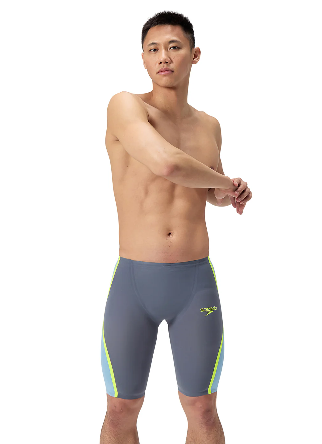 Speedo Men's LZR Intent 2.0 High Waist Jammer Tech Suit Swimsuit - Image 11
