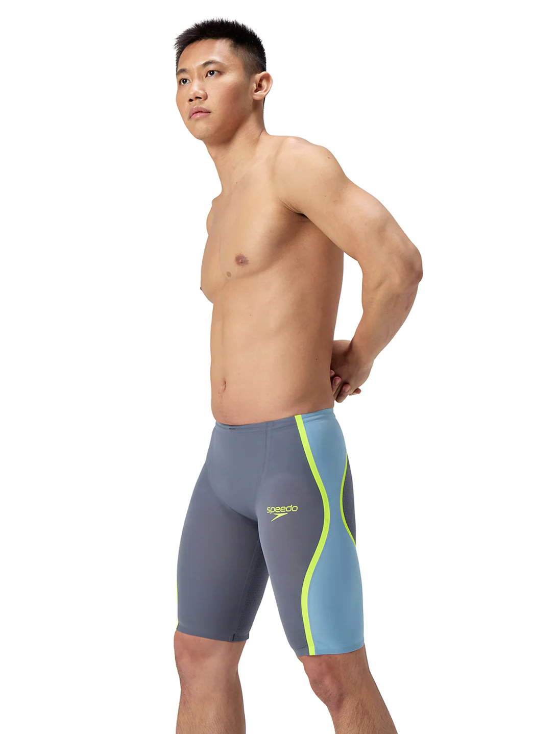 Speedo Men's LZR Intent 2.0 High Waist Jammer Tech Suit Swimsuit - Image 13