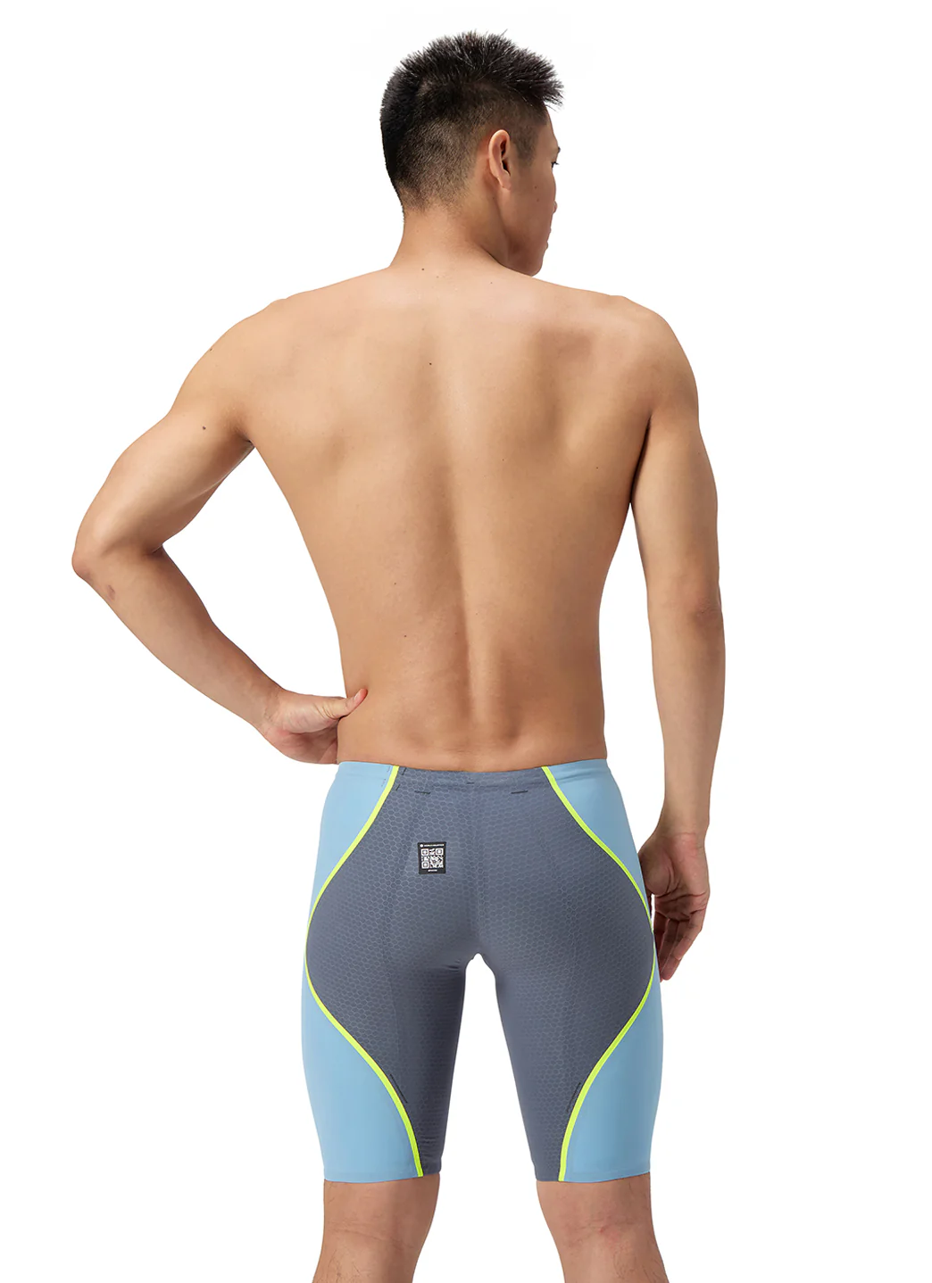 Speedo Men's LZR Intent 2.0 High Waist Jammer Tech Suit Swimsuit - Image 14