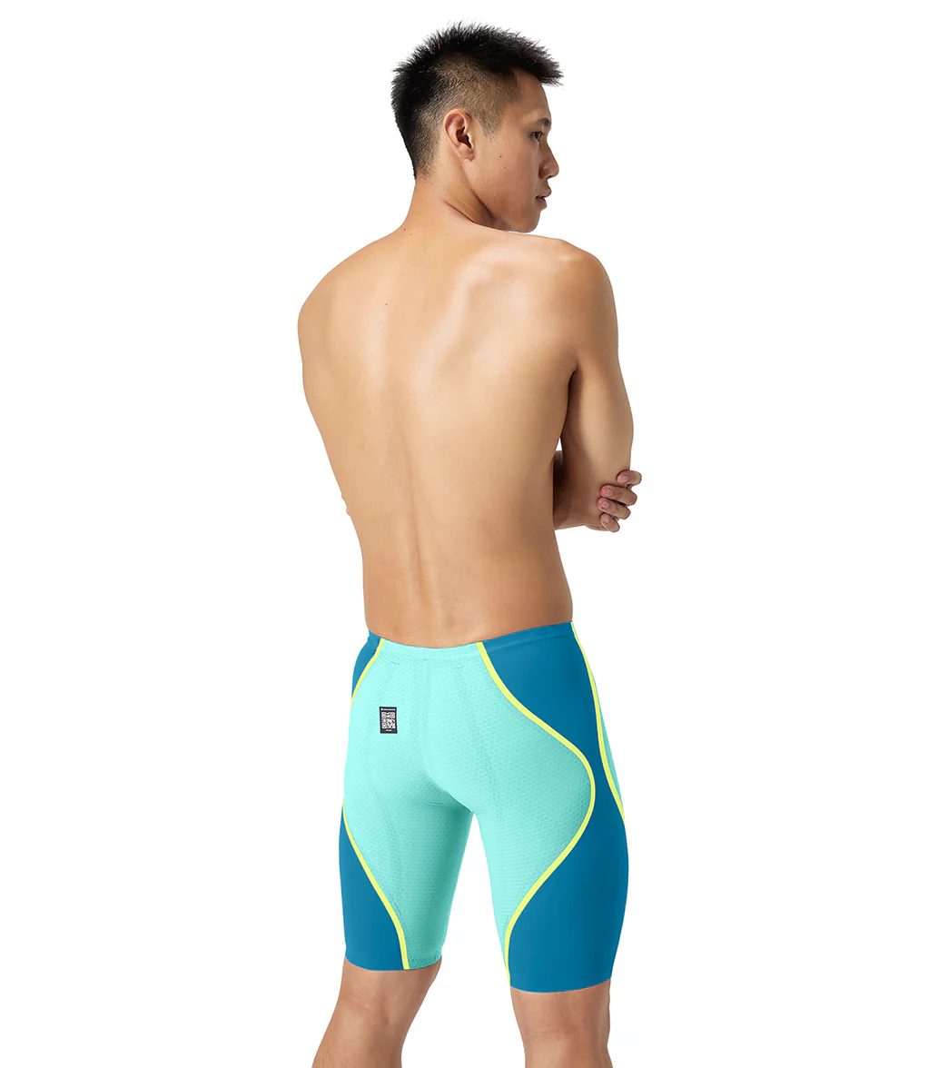 Speedo Men's LZR Intent 2.0 High Waist Jammer Tech Suit Swimsuit - Image 33