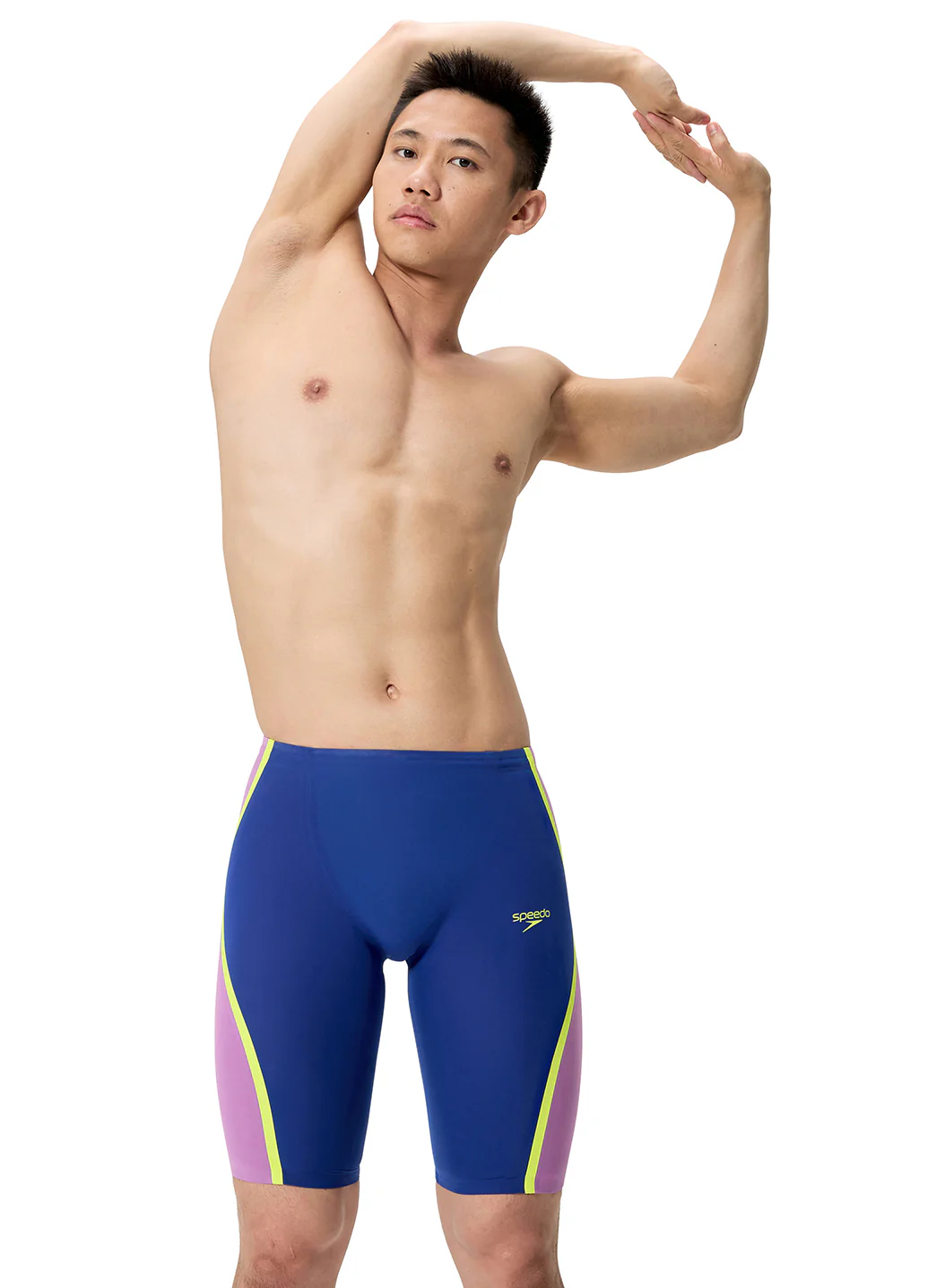 Speedo Men's LZR Intent 2.0 High Waist Jammer Tech Suit Swimsuit - Image 43