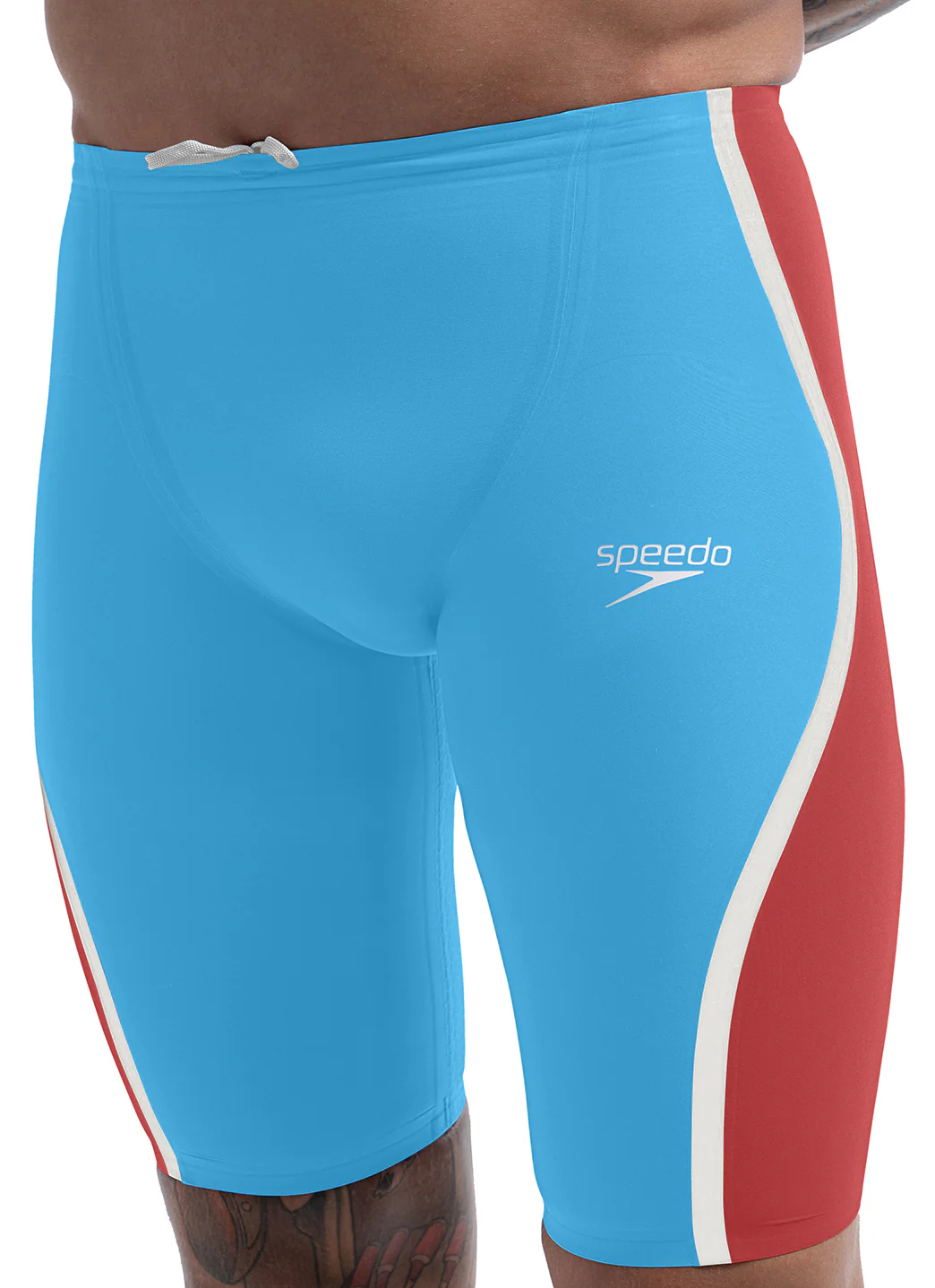 Speedo Men's LZR Intent 2.0 High Waist Jammer Tech Suit Swimsuit - Image 52