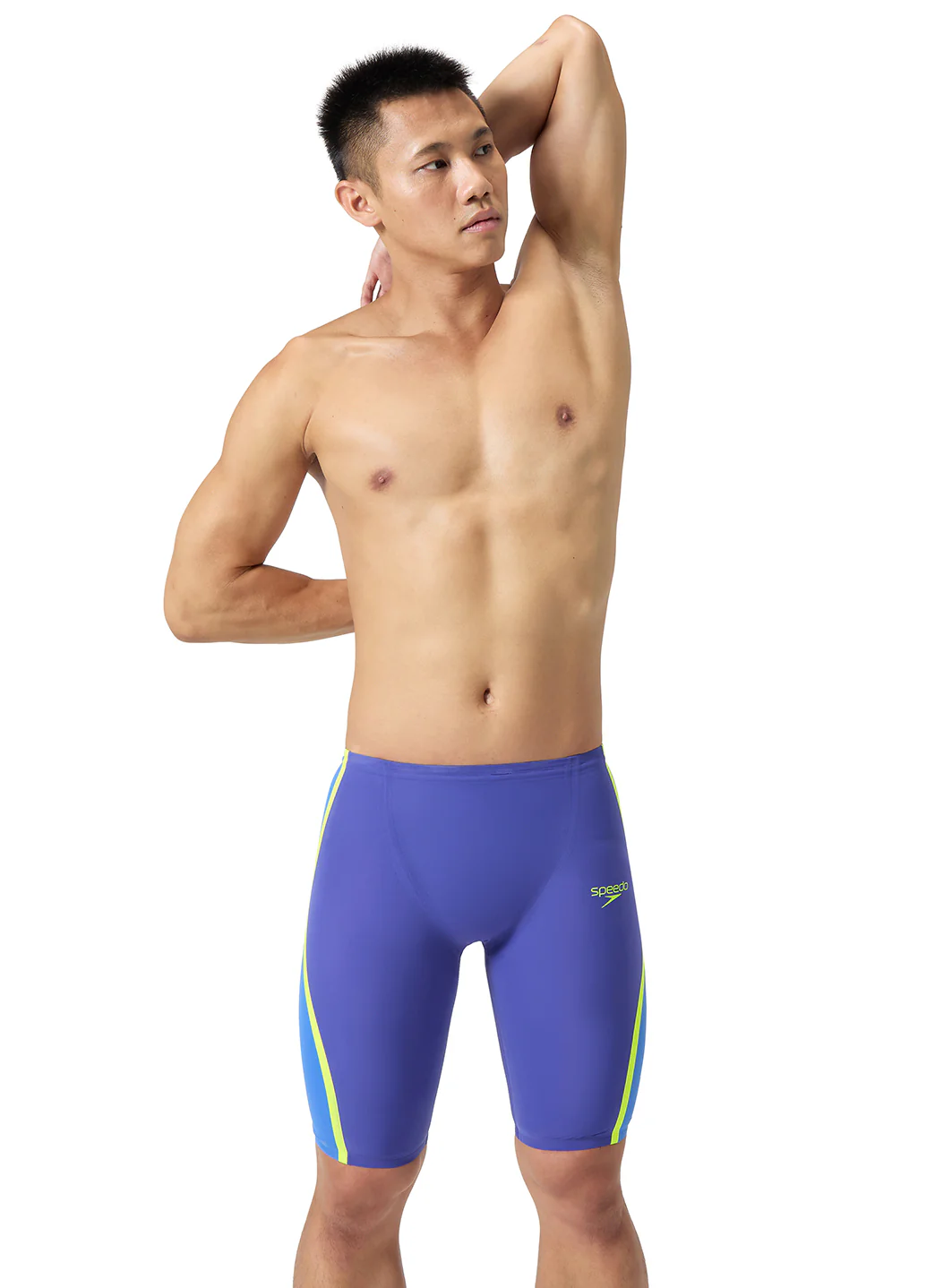 Speedo Men's LZR Intent 2.0 High Waist Jammer Tech Suit Swimsuit - Image 58